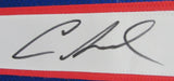 Curtis Samuel Signed/Auto Blue New York Giants Football Jersey Beckett 208172