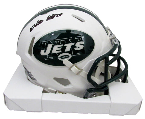 Darrelle Revis Signed/Autographed White Mini Football Helmet Jets PROVA 200051