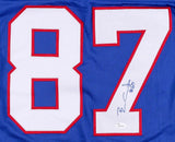 Ben Coates Signed New England Patriots Jersey (JSA COA) 5xPro Bowl (1994-1998)