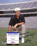 Pat Dye Signed/Auto/Inscr 8x10 Photo Auburn Head Football Coach PSA/DNA 185220