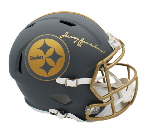 Terry Bradshaw Signed Pittsburgh Steelers Speed Full Size Slate NFL Helmet