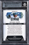 Yankees Anthony Volpe Signed 2022 Leaf Draft Promo #1 Rookie Card BAS Slabbed