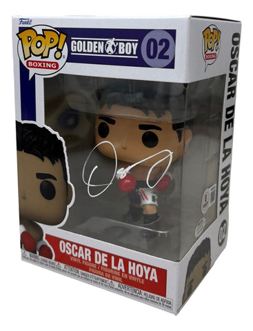 Oscar De La Hoya Signed Golden Boy Funko Pop #02 BAS