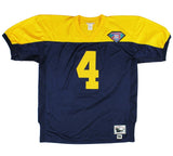 Brett Favre Signed Green Bay Packers 75th Anniversary 1994 M&N Navy/Gold Jersey