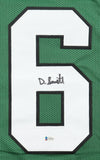 DeVonta Smith Signed Philadelphia Eagles Green Jersey (Beckett) 2020 Heisman W.R
