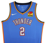 Thunder Shai Gilgeous-Alexander Signed Blue Nike Icon Ed. Jersey PSA #AQ71719