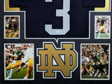 FRAMED NOTRE DAME FIGHTING IRISH JOE MONTANA AUTOGRAPHED JERSEY JSA