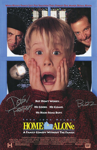 Devin Ratray Signed Home Alone 11x17 Movie Poster w/Buzz - (SCHWARTZ COA)