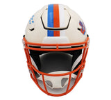 Bo Nix Signed Denver Broncos Speed Flex Authentic Retro NFL Helmet