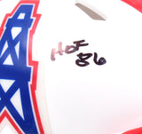 Kenny Houston Autographed Houston Oilers 81-96 Speed Mini Helmet w/HOF - Prova