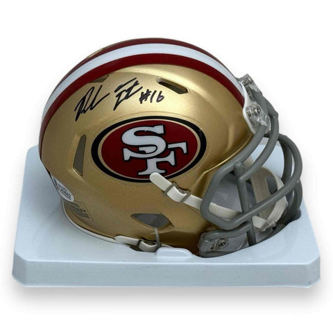 Reuben Foster Autographed Signed 49ers Speed Mini Helmet - Beckett