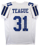 George Teague Signed Dallas Cowboys Jersey (Beckett) Alabama Crimson Tide DB