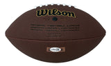Drew Bledsoe New England Signed Wilson NFL Super Grip Football JSA QR