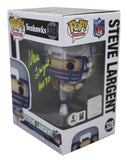 Seahawks Steve Largent "HOF 1995" Signed #86 Funko Pop Vinyl Figure BAS Witness