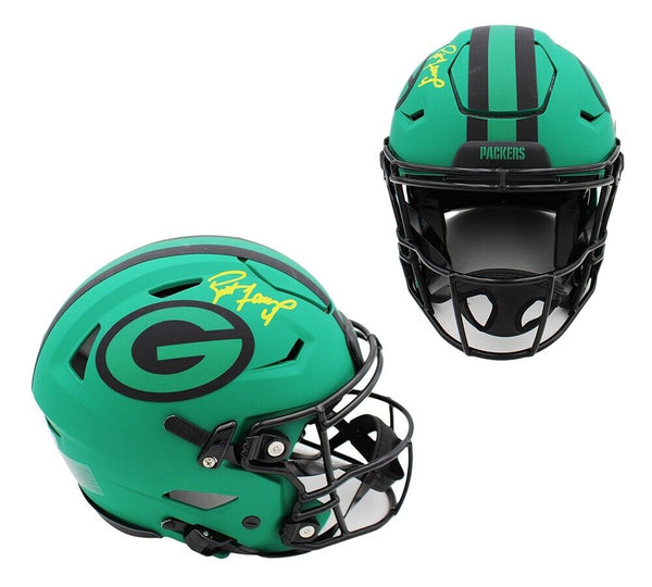 Brett Favre Signed Green Bay Packers Speed Flex Authentic Rave Helmet – Super Sports Center