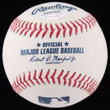 Addison Russell Signed OML Baseball (Schwartz COA )2016 Cubs World Series Champs