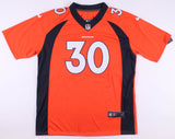 Phillip Lindsay Signed Denver Broncos Jersey (JSA COA) Denver 2018 Pro Bowl R.B.
