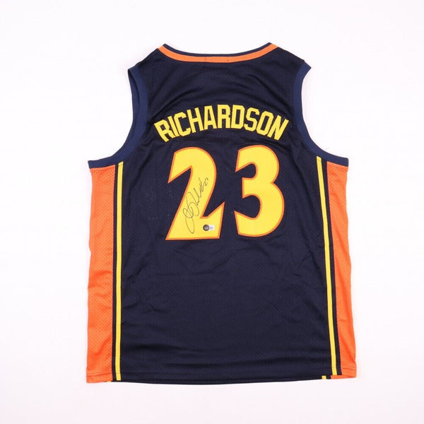 Jason Richardson Signed Golden State Warriors Jersey Insc 2xDunk Champ / Beckett