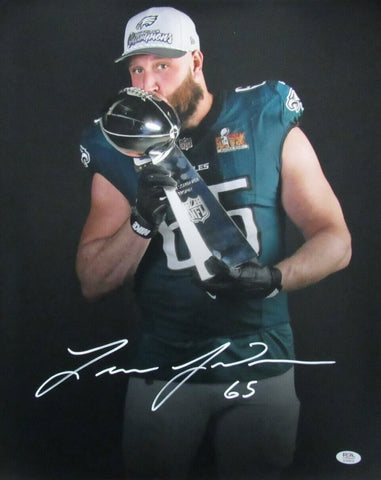 Lane Johnson Philadelphia Eagles Autographed 16x20 Photo PSA/DNA 194323