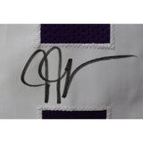 Justin Jefferson Autographed Pro Style XL Purple Jersey Beckett Witness 50140