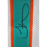 Tyreek Hill Autographed/Signed Pro Style White Jersey Beckett 36250