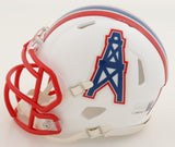 Earl Campbell Signed Houston Oilers Mini Helmet (PSA COA) 5xPro Bowl R.B.