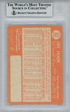 Jay Hook Autographed/Signed 1964 Topps #361 Trading Card Beckett Slab 38476
