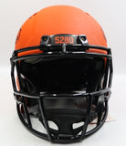 Bo Nix Autographed Denver Broncos Orange Rave Pro Speed Helmet Beckett COA