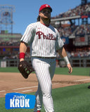 John Kruk Signed Philidelphia Phillies Jersey (Beckett) 3xAll Star 1st Base