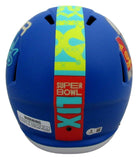 Jordan Mailata Signed Blue SB LIX Full Size Replica Helmet Eagles BAS 192857