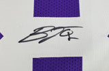 BJ Ojulari "Geaux Tigers" Signed LSU Tigers Purple Jersey (JSA COA) Cardinals LB