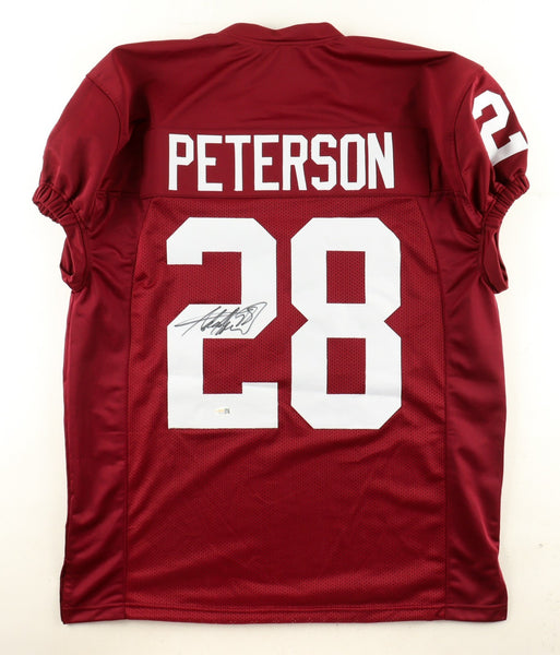 Adrian Peterson Signed Oklahoma Sooners Pro Cut Jersey (JSA) Vikings #1 Pck 2007
