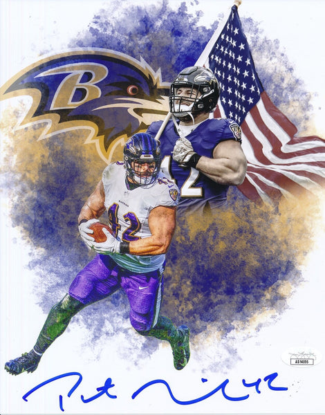 Patrick Ricard Autographed 8x10 Photo Baltimore Ravens JSA 186480