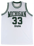 Magic Johnson Signed Michigan State Spartans Jersey (Beckett) Los Angeles Lakers
