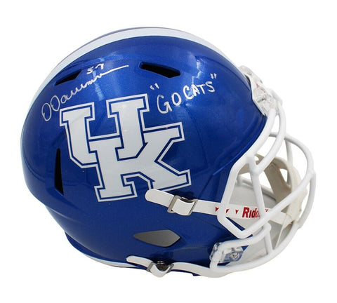 Dermontti Dawson Signed Kentucky Wildcats Speed Full Size NCAA Helmet - Go Cats