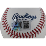 Dwight Doc Gooden Autographed New York Mets OML Baseball Cy Young Beckett 49308