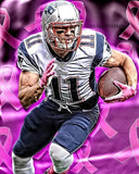 Julian Edelman Signed New England Patriots Fight Breast Cancer Jersey (JSA COA)