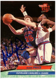 Mark Price Autographed/Signed 92-93 Fleer Ultra #38 Trading Card Beckett 52567