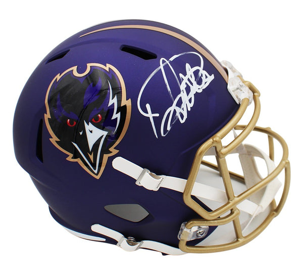 Derrick Henry Signed Baltimore Ravens Speed Full Size Alternate 24 Purple Helmet