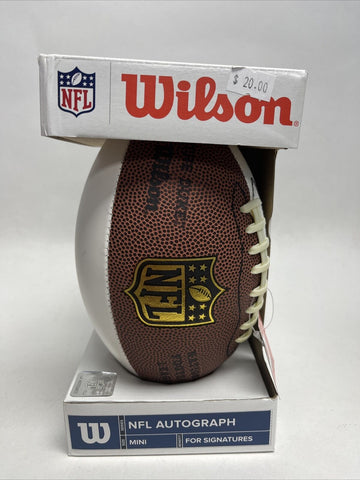 Wilson Mini NFL Autograph For Signatures Football