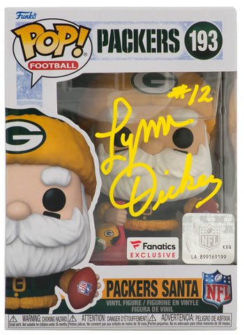 Lynn Dickey Signed Green Bay Packers SANTA Funko Pop Doll #193- (SCHWARTZ COA)