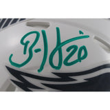 Brian Dawkins Autographed Philadelphia Eagles 24 STS Mini Helmet Beckett 49111