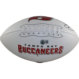 Ronde Barber Autographed Tampa Bay Buccaneers Logo Football Beckett W 55445