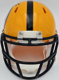 James Harrison Signed Steelers Throwback Gold Speed Mini Helmet Beckett Wit