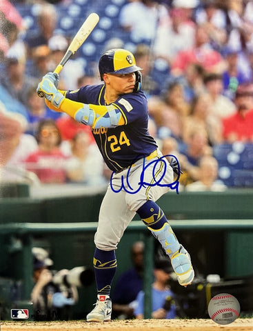 Milw. Brewers Catcher WILLIAM CONTRERAS Signed 8x10 Photo #8 AUTO