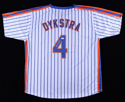 Lenny Dykstra Signed New York Mets Jersey (JSA COA) 1986 World Series Champion