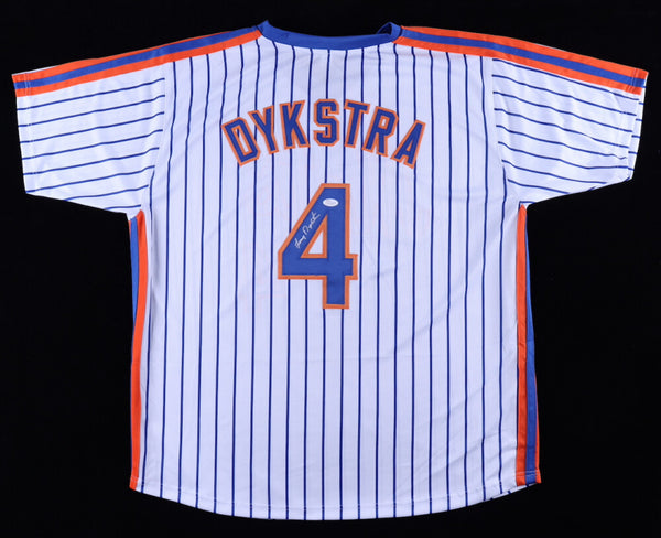 Lenny Dykstra Signed New York Mets Jersey (JSA COA) 1986 World Series Champion