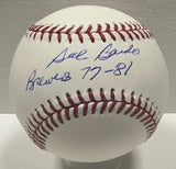 Milw Brewers SAL BANDO Signed Official MLB Baseball AUTO w/ "Brewers 1977-81"