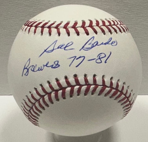 Milw Brewers SAL BANDO Signed Official MLB Baseball AUTO w/ "Brewers 1977-81"