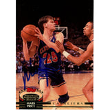 Mark Price Autographed/Signed Stadium Club 92-93 #12 Trading Card Beckett 51937